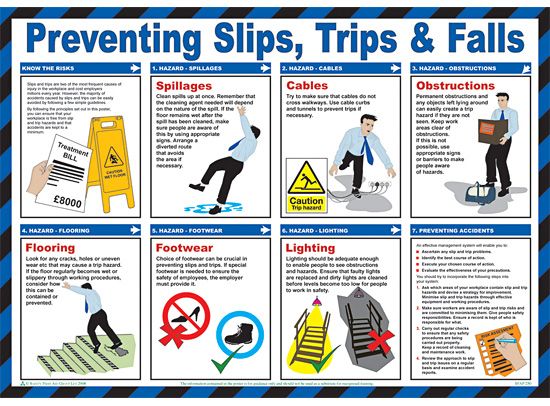 Prevent Slips Trips & Falls